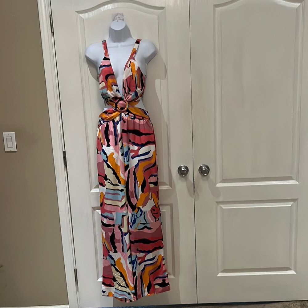 EUC-☀️ jumpsuit kaleidoscope of colors (M)